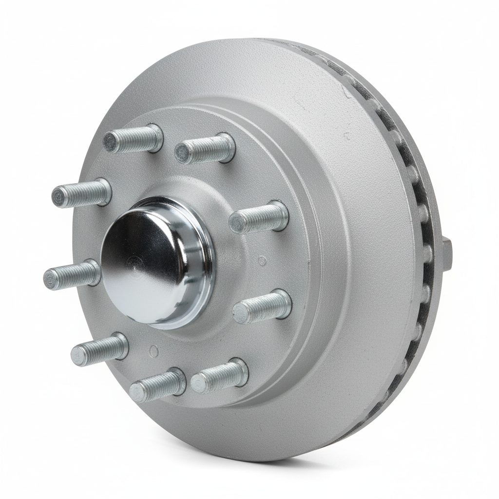 12" Heavy-Duty 8-Lug Trailer Hub and Drum Brake Assembly