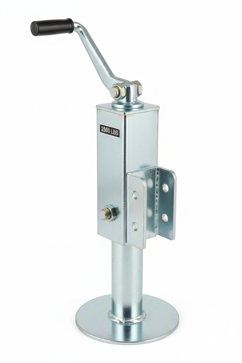 2500-pound square tube trailer tongue jack