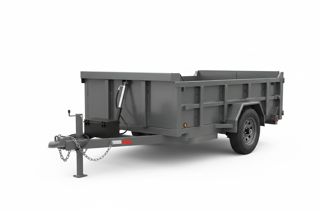 5x10 hydraulic dump trailer