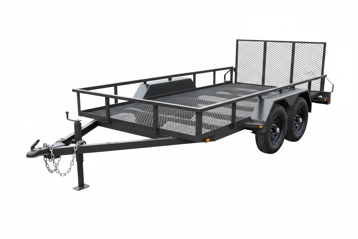 5x10 single axle utility trailer