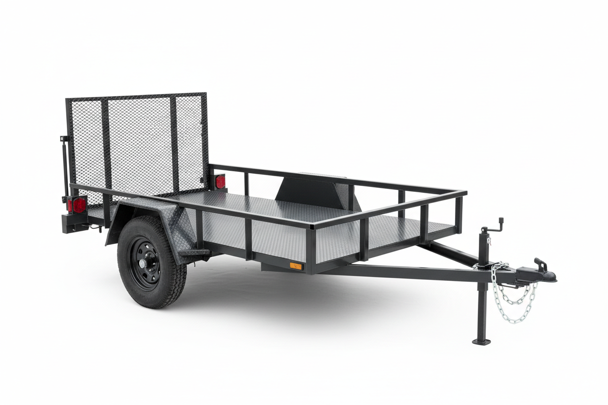 5x10 Single Axle Utility Trailer