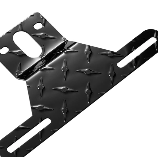 Plate, 1 Hole Slot, Galv