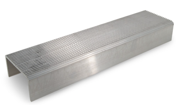 Step Pad, Alum, 15", w/Boot