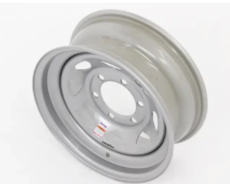 Tire Rim, 15" Galv 6 Lug 650