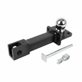 Ball mount kit with 4-inch drop, 2-inch ball, and hitch pin