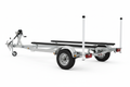 Complete aluminum boat trailer for 14-16 foot flat bottom boats