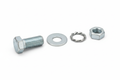 Complete Galvanized Bolt Assembly - 3/8" x 1" Short with Washers and Nut