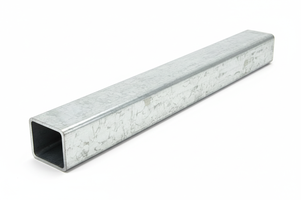 Galvanized square tube steel tongue stock