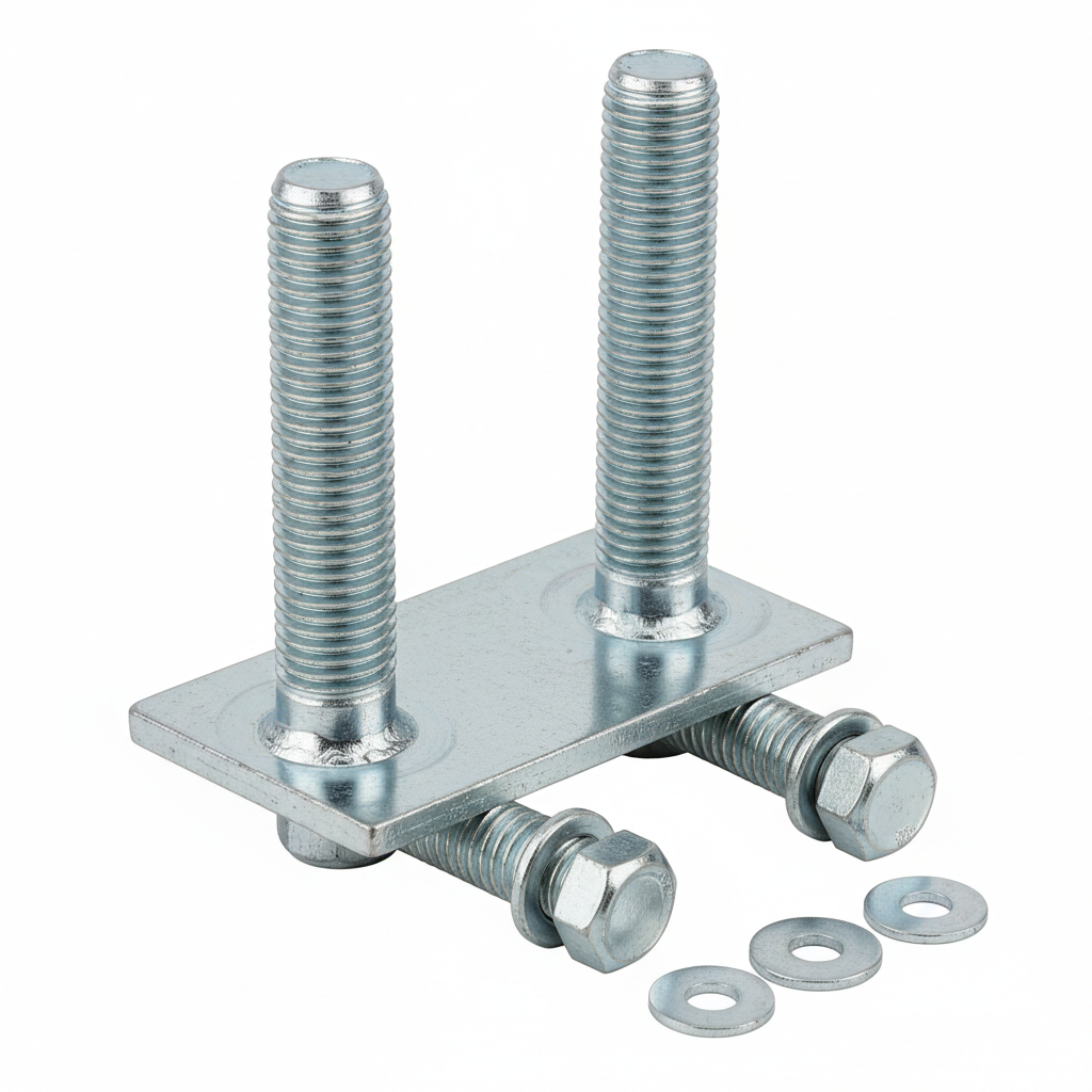 Galvanized Square U-Bolt 1/2"