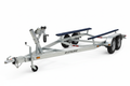 Galvanized Tilt-Style Tandem Axle Skiff Trailer - 18 ft