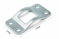 Galvanized trailer leaf spring shackle strap