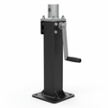 Heavy-Duty 12,000 lb Side-Wind Trailer Tongue Jack - Front Pin Mount