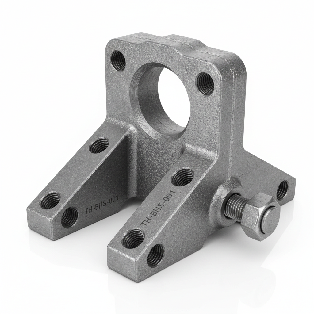 Heavy-Duty 2-Piece Bolt-On Spring Hanger Bracket for Trailer Suspension