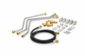 Hydraulic brake line upgrade kit for tandem axle trailers
