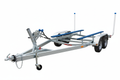 Large heavy-duty tandem axle galvanized boat trailer for 22-24 foot boats