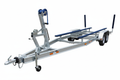Large heavy-duty tandem axle galvanized boat trailer for 22-26 foot boats
