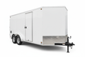 Premium 7x14 tandem axle V-nose enclosed cargo trailer