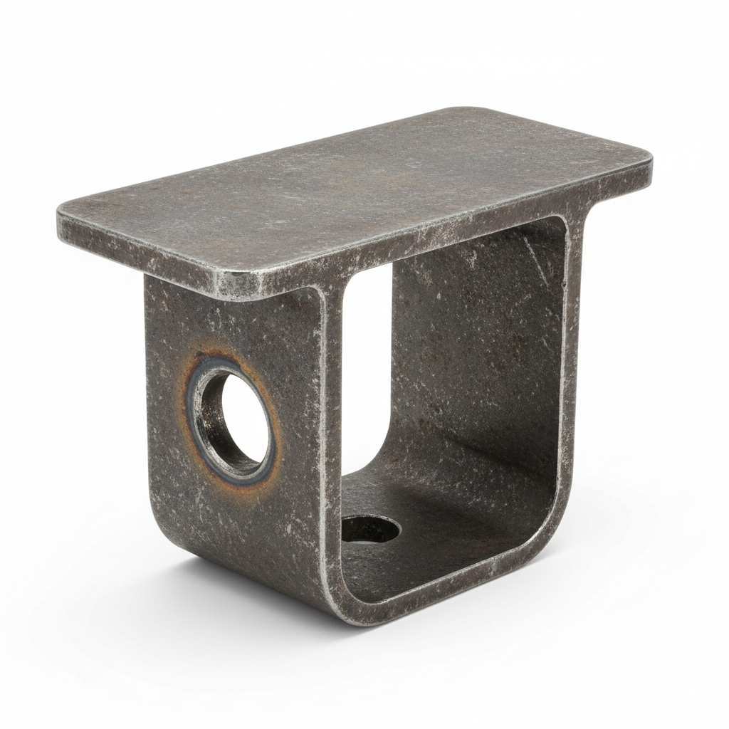 Raw Steel Center Spring Hanger Bracket for Trailer Suspension