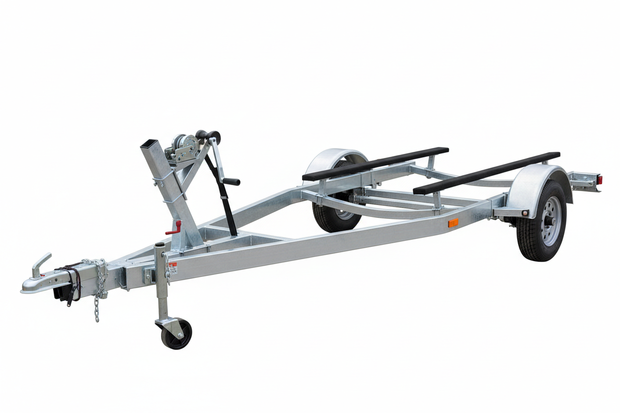 Single Axle Galvanized Boat Trailer - 16-18 ft