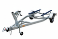 Single axle galvanized boat trailer for 16-18 foot boats