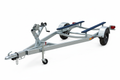 Single axle galvanized boat trailer for 16-18 foot boats