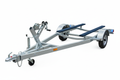 Single axle galvanized boat trailer for narrow-beam 18-foot boats