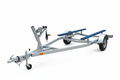 Single Axle Galvanized Extra-Wide Beam Boat Trailer - 16 ft