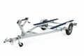 Single Axle Galvanized Heavy-Duty Skiff Trailer - 17 ft