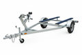 Single Axle Galvanized Tilt-Style Skiff Trailer - 16 ft