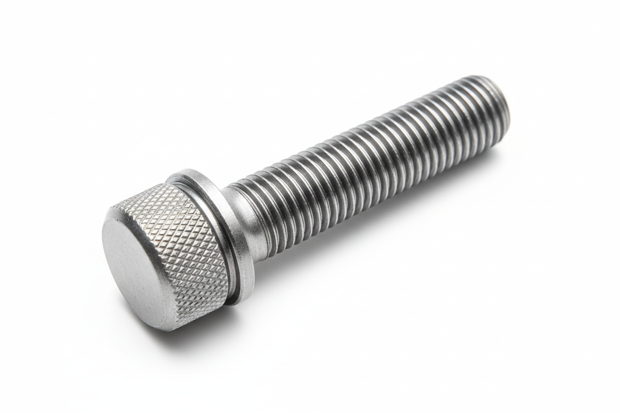 Single trailer wheel stud 1/2-inch diameter threading