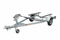 Small galvanized boat trailer for 14 foot boats with 12-inch tires
