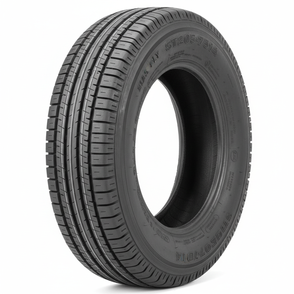ST205/75D14 bias-ply trailer tire