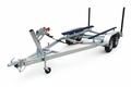Tandem axle galvanized boat trailer for 18-20 foot boats