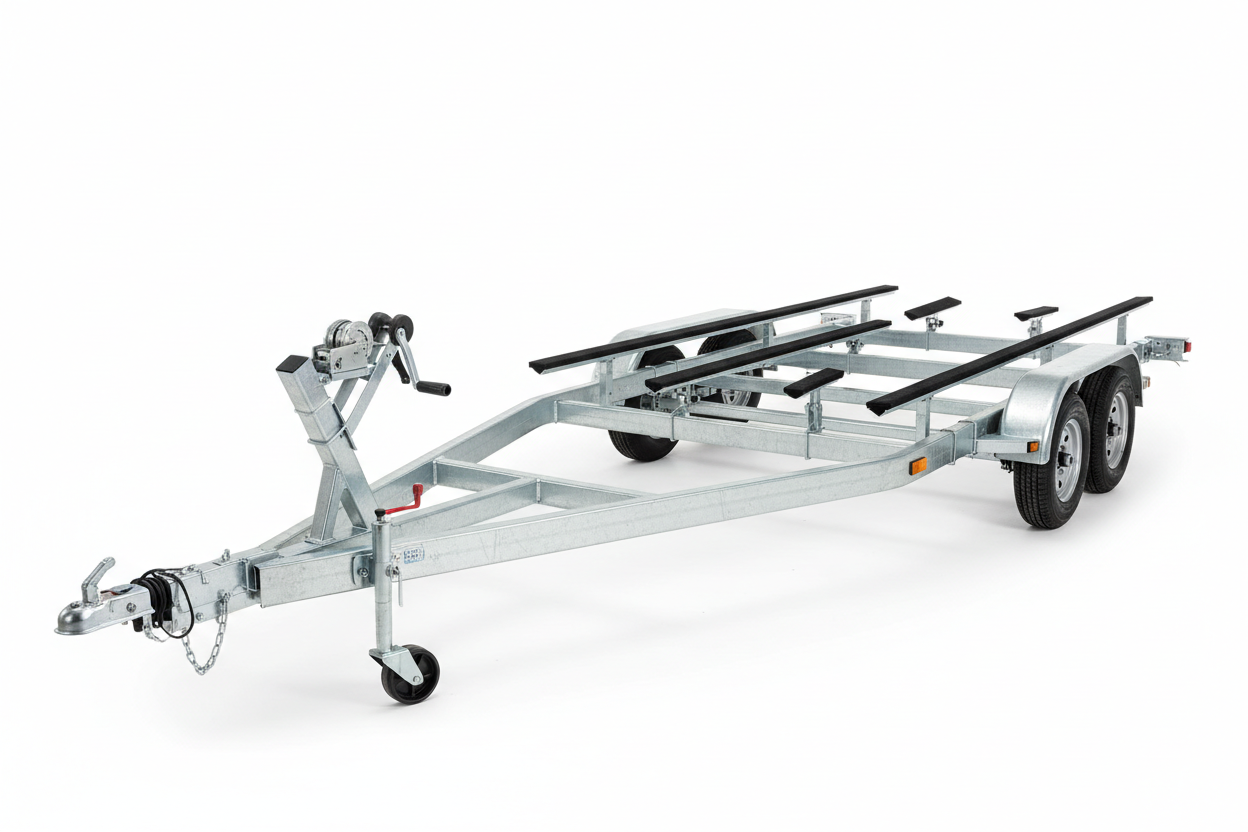 Tandem Axle Galvanized Pontoon/Catamaran Boat Trailer