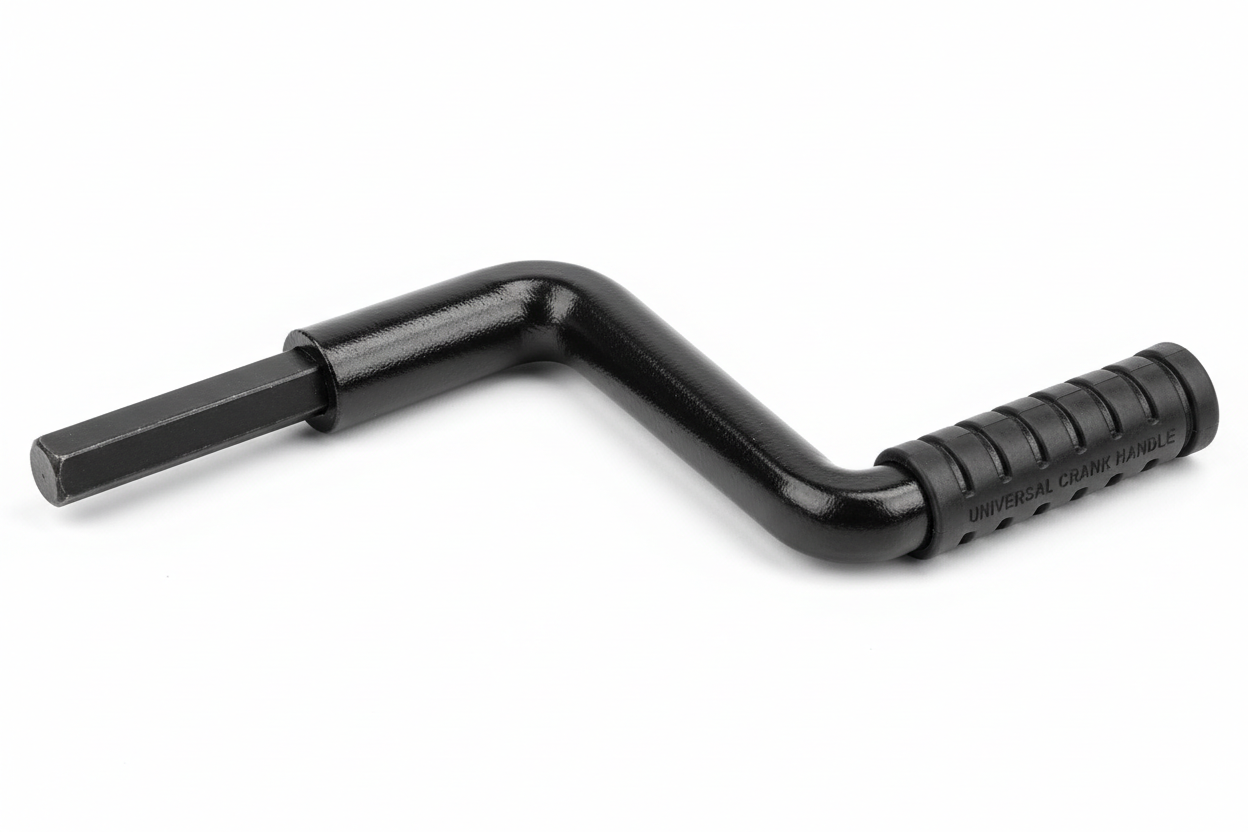 Universal replacement crank handle for trailer tongue jack