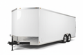 Very large 8.5-foot wide tandem axle V-nose enclosed cargo trailer