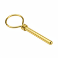 Yellow zinc-plated lynch pin 7/16 inch by 2 inches