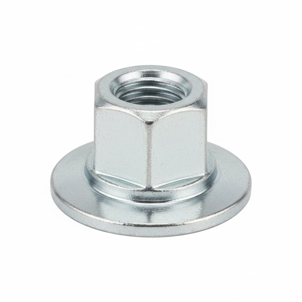 Hex Wheel Nut HD, 5/8, Flanged