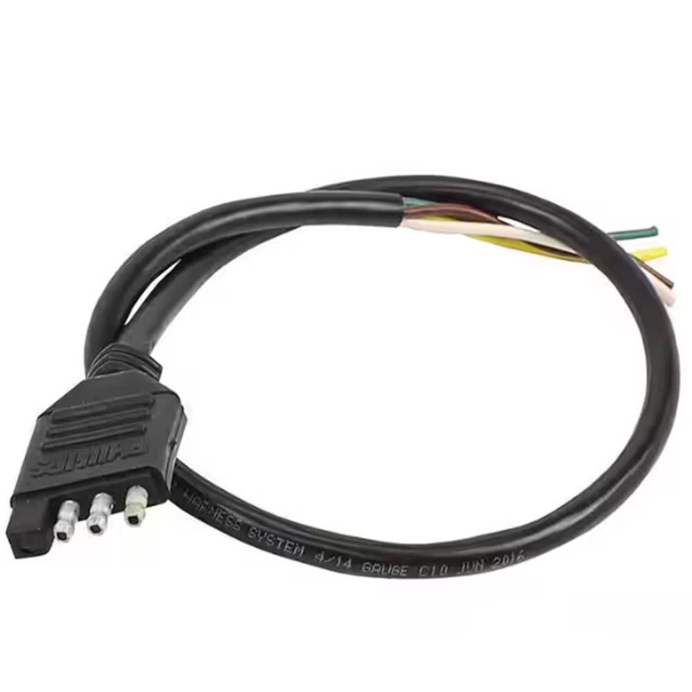 4' Pigtail 5 Way Flat Trl Side