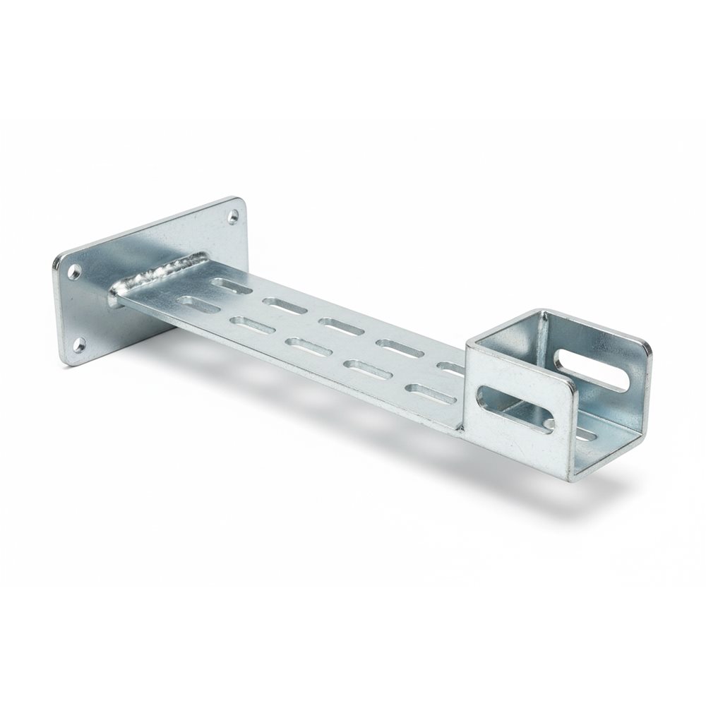 X-Arm Bracket Adj., 8", Galv*