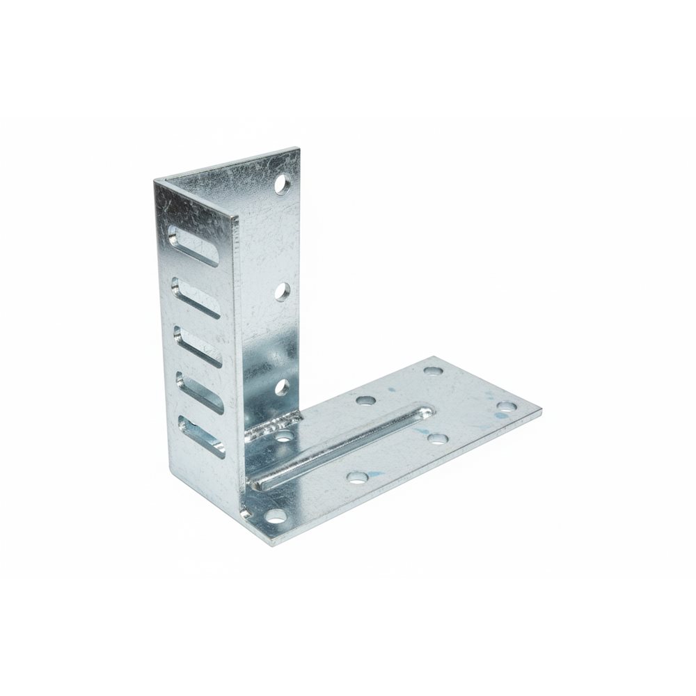 Bracket, Adj. "L", 10", Galv.