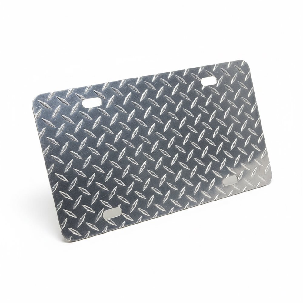 License Plate Brck, Metal Diam